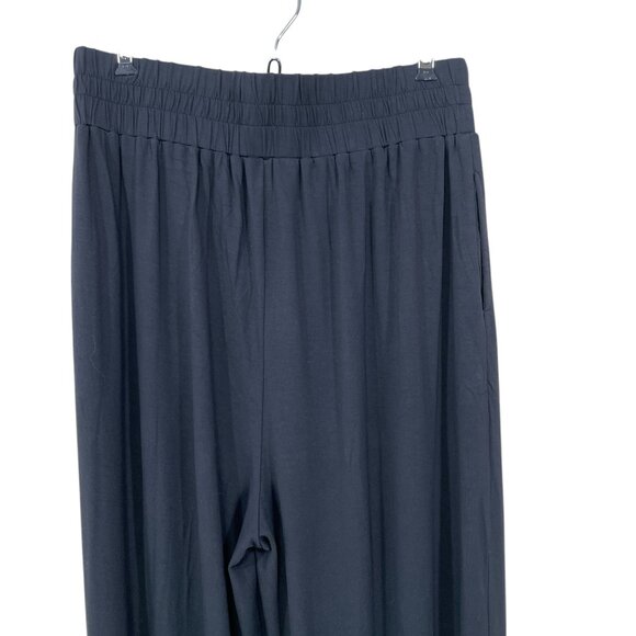 Peruvian Connection Jogger Pants Women L Casual Black Pockets Viscose Blend - Picture 5 of 9